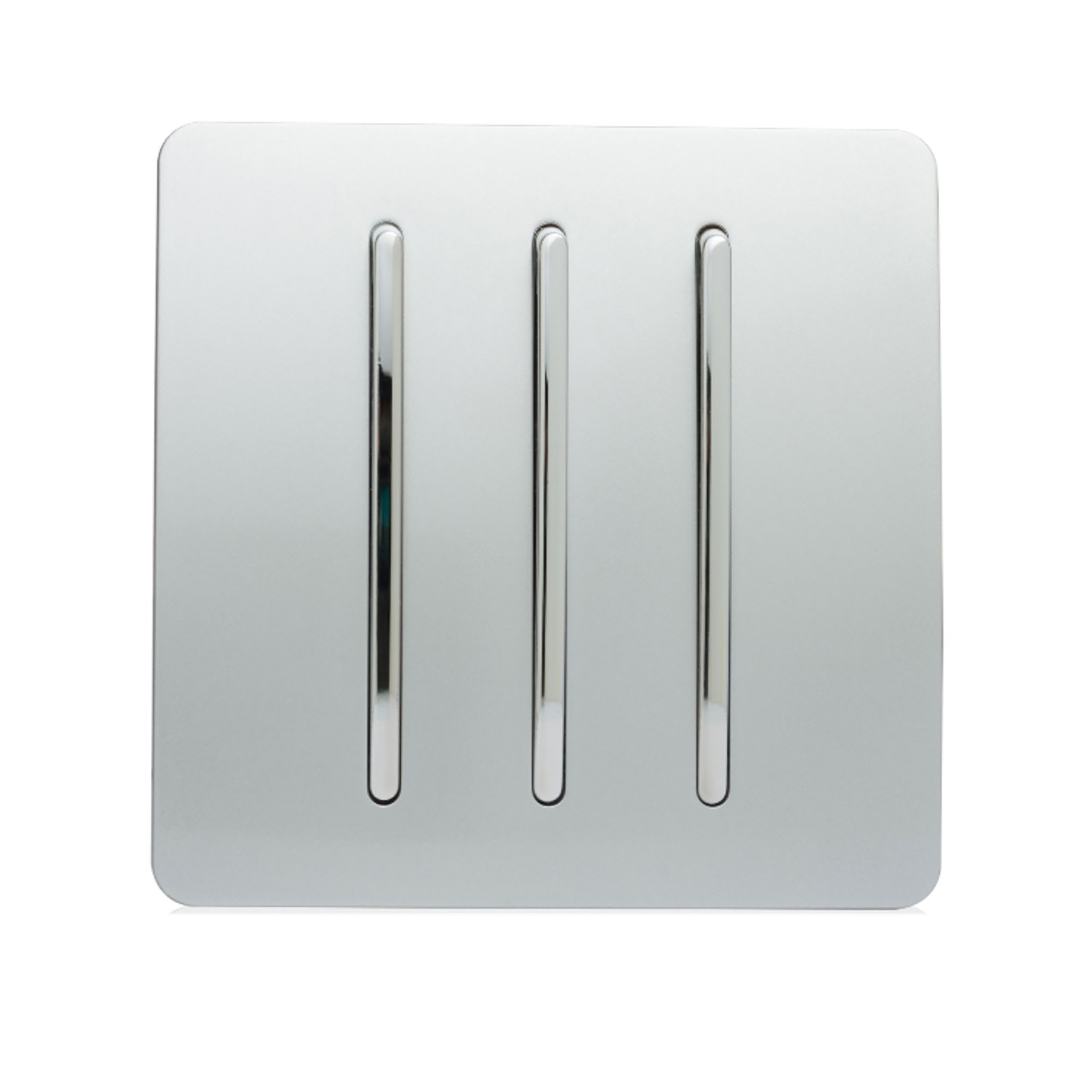 ART-SS6SI  3 Gang 2 Way 10 Amp Rocker Silver